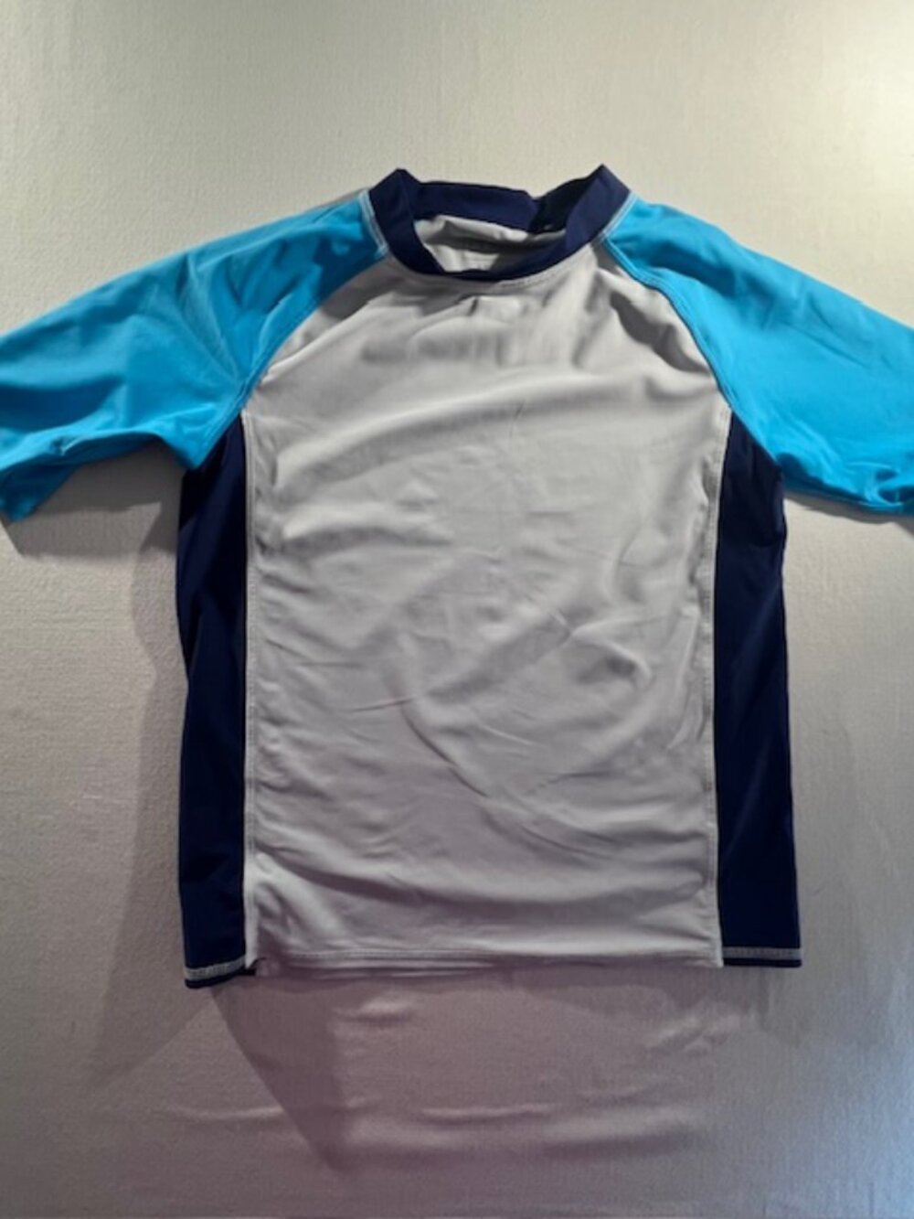 LL BEAN color-block rash guard shirt water activities surfing beach swim L14-16